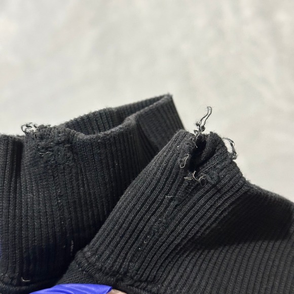 FILA Black Hoodie Sweatshirt Kangaroo Pocket Drawstring Hood Women's S - Picture 3 of 9